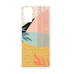 Leaves Pattern Design Colorful Samsung Galaxy Note 20 Tpu Uv Case by Uceng