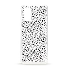 Winking Emoticon Sketchy Drawing Motif Random Pattern Samsung Galaxy S20 6 2 Inch Tpu Uv Case by dflcprintsclothing