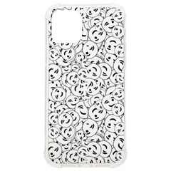 Winking Emoticon Sketchy Drawing Motif Random Pattern Iphone 12/12 Pro Tpu Uv Print Case by dflcprintsclothing