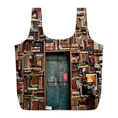Books Full Print Recycle Bag (l) by artworkshop