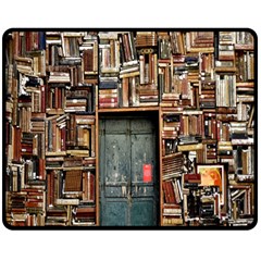 Books Fleece Blanket (medium) by artworkshop