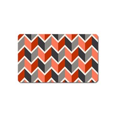 Colorful Zigzag Pattern Wallpaper Free Vector Magnet (name Card) by artworkshop