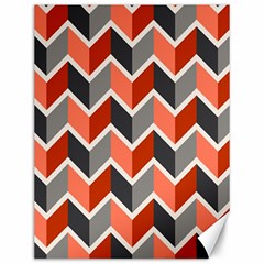 Colorful Zigzag Pattern Wallpaper Free Vector Canvas 12  X 16  by artworkshop