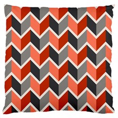 Colorful Zigzag Pattern Wallpaper Free Vector Large Premium Plush Fleece Cushion Case (one Side) by artworkshop