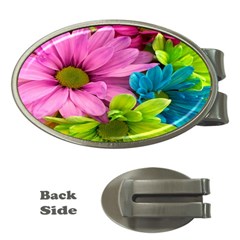 Flowers Wallpaper Money Clips (oval)  by artworkshop