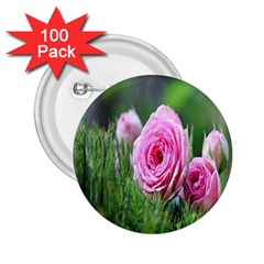 Flowers 2 25  Buttons (100 Pack)  by artworkshop