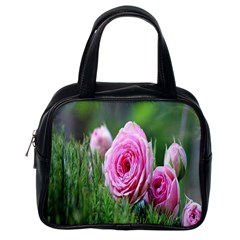 Flowers Classic Handbag (one Side)