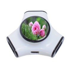 Flowers 3-port Usb Hub