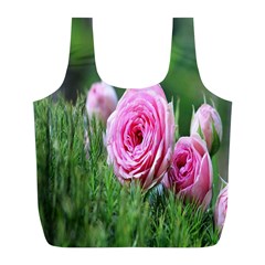 Flowers Full Print Recycle Bag (l)