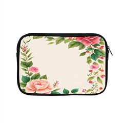 Watercolor Flower Apple Macbook Pro 15  Zipper Case by artworkshop