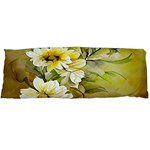 Watercolor Yellow And-white Flower Background Body Pillow Case (Dakimakura) Body Pillow Case