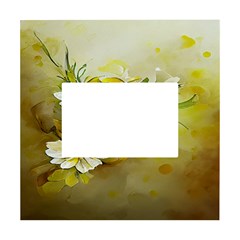Watercolor Yellow And-white Flower Background White Box Photo Frame 4  X 6  by artworkshop