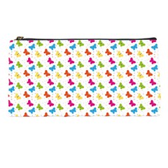 Butterfly Pattern Design Wallpaper Background Pencil Case