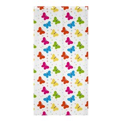 Butterfly Pattern Design Wallpaper Background Shower Curtain 36  X 72  (stall) 