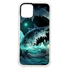 Sculpture Dinosaur Shark Frozen Winter Fantasy Iphone 12 Mini Tpu Uv Print Case	 by Ravend