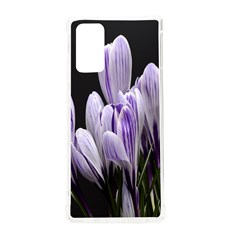 Crocus Flowers Purple Flowers Spring Nature Samsung Galaxy Note 20 Tpu Uv Case by Ravend