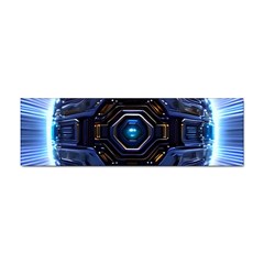 Ai Generated Digital Technology Computer Internet Sticker Bumper (10 Pack)