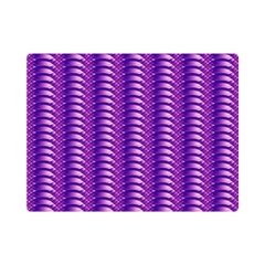 Purple Textile Vibrant Decor 3d One Side Premium Plush Fleece Blanket (mini) by Ravend