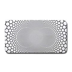 Hexagon Honeycombs Pattern Structure Abstract Medium Bar Mat by Ravend