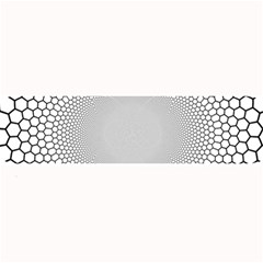 Hexagon Honeycombs Pattern Structure Abstract Large Bar Mat by Ravend