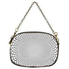 Hexagon Honeycombs Pattern Structure Abstract Chain Purse (two Sides) by Ravend
