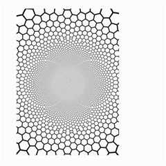 Hexagon Honeycombs Pattern Structure Abstract Large Garden Flag (two Sides) by Ravend