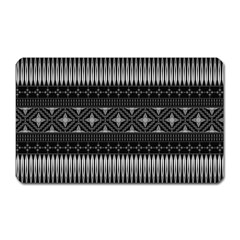 Abstract Art Artistic Backdrop Black Brush Card Magnet (rectangular)