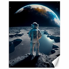 Ai Generated Space Astronaut Universe Moon Earth Canvas 12  X 16 