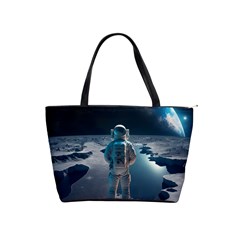 Ai Generated Space Astronaut Universe Moon Earth Classic Shoulder Handbag