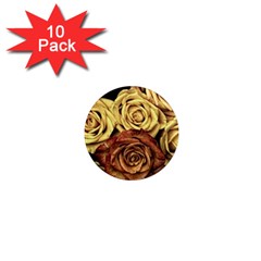 Flowers Roses Plant Bloom Blossom 1  Mini Magnet (10 Pack)  by Ravend