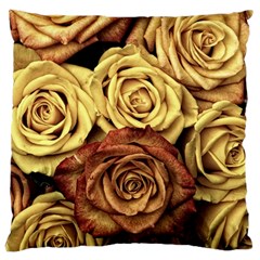 Flowers Roses Plant Bloom Blossom Standard Premium Plush Fleece Cushion Case (two Sides)