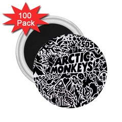 Arctic Monkeys Digital Wallpaper Pattern No People Creativity 2 25  Magnets (100 Pack) 