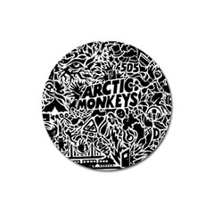 Arctic Monkeys Digital Wallpaper Pattern No People Creativity Magnet 3  (round)