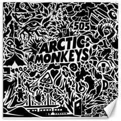 Arctic Monkeys Digital Wallpaper Pattern No People Creativity Canvas 20  X 20 