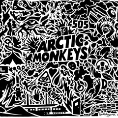 Arctic Monkeys Digital Wallpaper Pattern No People Creativity Play Mat (rectangle) by Sudhe