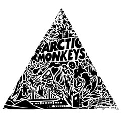 Arctic Monkeys Digital Wallpaper Pattern No People Creativity Wooden Puzzle Triangle by Sudhe