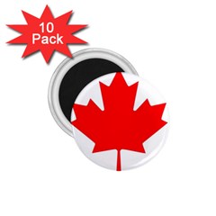 Canada Flag Canadian Flag View 1 75  Magnets (10 Pack)  by Ravend