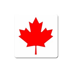 Canada Flag Canadian Flag View Square Magnet by Ravend