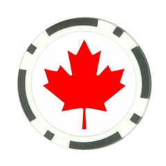 Canada Flag Canadian Flag View Poker Chip Card Guard by Ravend