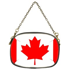 Canada Flag Canadian Flag View Chain Purse (one Side)