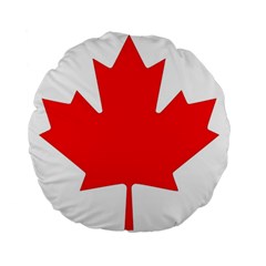 Canada Flag Canadian Flag View Standard 15  Premium Round Cushions by Ravend