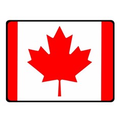 Canada Flag Canadian Flag View Fleece Blanket (small)