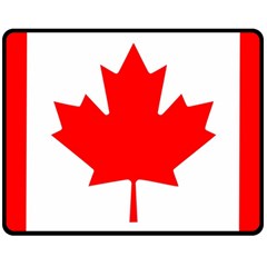 Canada Flag Canadian Flag View Fleece Blanket (medium) by Ravend