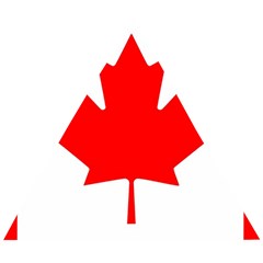 Canada Flag Canadian Flag View Wooden Puzzle Triangle by Ravend