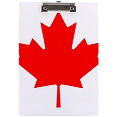 Canada Flag Canadian Flag View A4 Acrylic Clipboard by Ravend