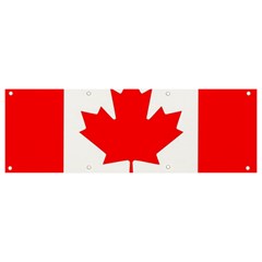 Canada Flag Canadian Flag View Banner And Sign 9  X 3  by Ravend