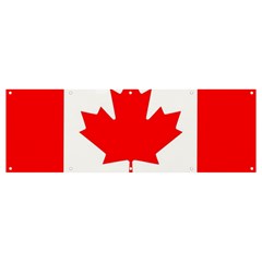 Canada Flag Canadian Flag View Banner And Sign 12  X 4  by Ravend