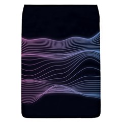 Abstract Wave Digital Design Space Energy Fractal Removable Flap Cover (s)