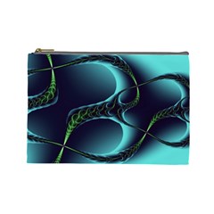 Fractal Abstract Art Artwork Design Wallpaper Cosmetic Bag (large)