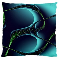 Fractal Abstract Art Artwork Design Wallpaper Standard Premium Plush Fleece Cushion Case (one Side)